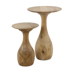 Bijzettafels Druppel, set van 2