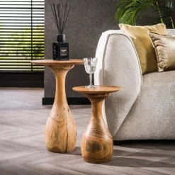 Bijzettafels Druppel, set van 2