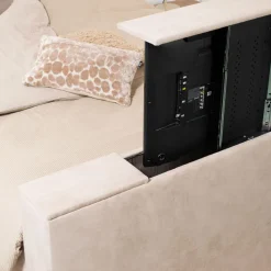 Boxspring Media met TV-lift