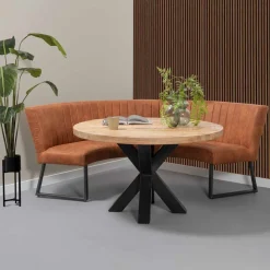 Eetkamerbank Hengelo rond