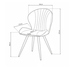 Eetkamerstoel Diamond