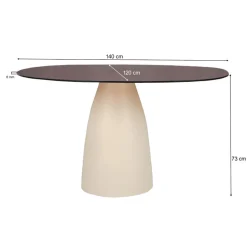 Eetkamertafel Brix Mylon