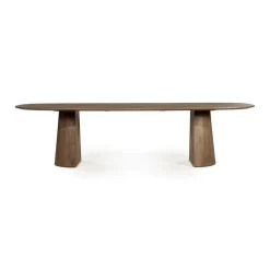 Eettafel Lune 300x105 cm - lichtbruin