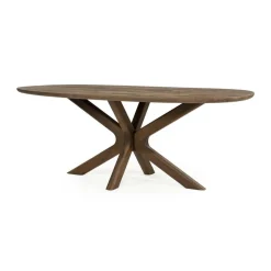 Eettafel Tycho 210x110 cm - lichtbruin