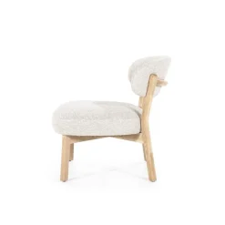 Fauteuil Mikky naturel - taupe Moon