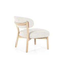 Fauteuil Mikky naturel - taupe Moon