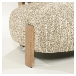 Fauteuil Reza naturel - beige Bay