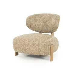 Fauteuil Reza naturel - taupe Bay