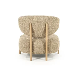 Fauteuil Reza naturel - taupe Bay