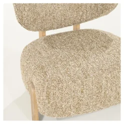 Fauteuil Reza naturel - taupe Bay