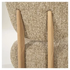 Fauteuil Reza naturel - taupe Bay