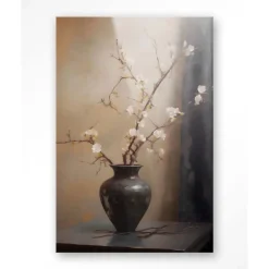 Glasschilderij Light Blossom Vase