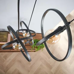 Hanglamp Around 3-lichts getrapt
