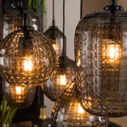 Hanglamp Hexagon Mix 7-lichts