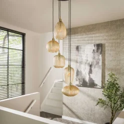 Hanglamp 5L V-shape Pattern getrapt