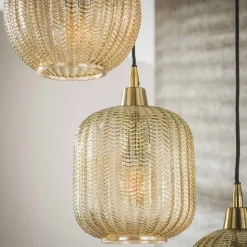 Hanglamp 5L V-shape Pattern getrapt