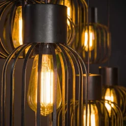 Hanglamp Metal mix 6-lichts