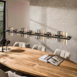 Hanglamp Mixed Glass 14 Lichts