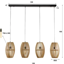 Hanglamp Orbit 4L