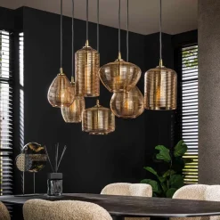 Hanglamp Stripe 7-lichts