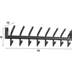 Kapstok Danny 2x8 haaks