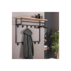 Kapstok Edgar, 12 haaks+hoedenplank