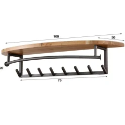 Kapstok Round 8 haken