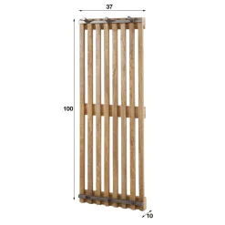 Kapstok Tweak 2x3 haken hoog