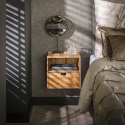 Nachtkastje Hangend Flat, Set Van 2