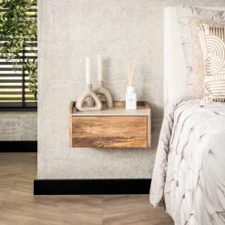 Nachtkastje hangend Nuovo travertin