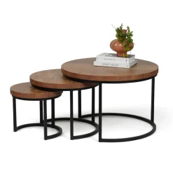 Salontafel Borneo, set van 3