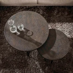 Salontafel Bulky Ferro set van 2