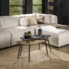 Salontafel niervormig metallic, set van 2