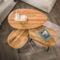 Salontafel Organisch, Set van 3