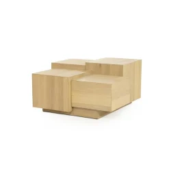 Salontafel Quinten vierkant - naturel