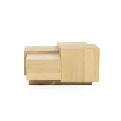 Salontafel Quinten vierkant - naturel