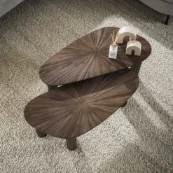 Salontafel set/2 organic Maya teak