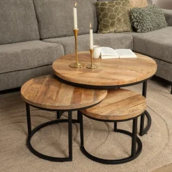 Salontafel Susan, set van 3