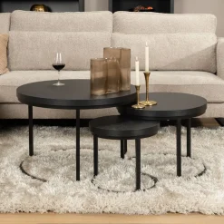 Salontafels Lisa, set van 3