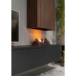 TV-meubel Alessio | Zwevend incl. haard & schouw