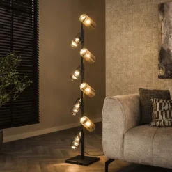 Vloerlamp Mixed Glass 8 Lichts