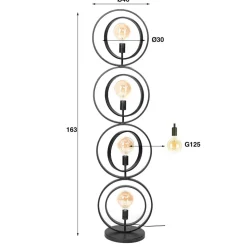 Vloerlamp Turn around XL