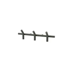 Wall coat rack Matto 3 - black
