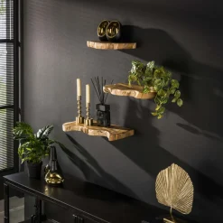 Wandplank Natural line, set van 3