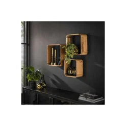 Wandschap Vierkant, set van 3